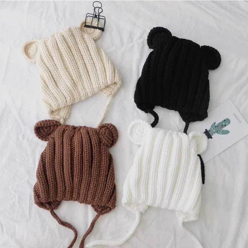 2025 New baby hat autumn and winter baby cute bear ear caps for baby men and women babyL251024