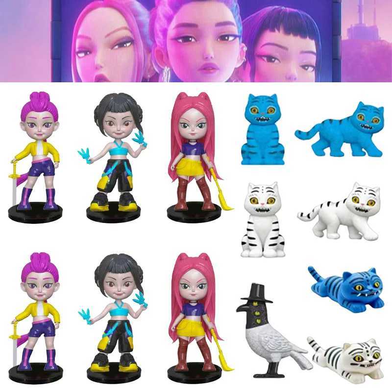 Kpop Demon Hunters Figure K Pop Demon Hunters Figures Huntrix Figures Toy Derpys Tiger Rumi Mira Zoey Sussy Figurine Ornament J251024