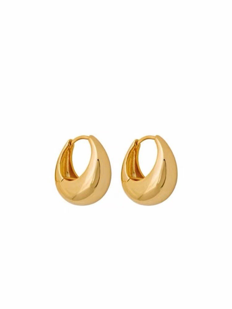 Designer earrings Luxury earrings Waterdrop multi-color niche high-end light luxury metal earrings gold earrings free shipping gift for women
