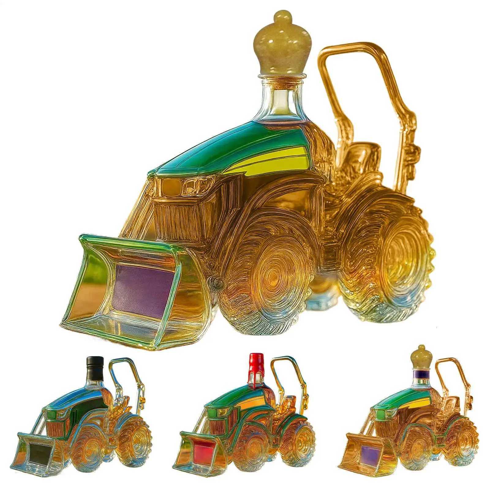 3D Wine Bottle Decanter Liquor Bottle Barware Wine Bottle Creative Storage For Bar Cabinet Decoration Whiskey Lovers Y251024