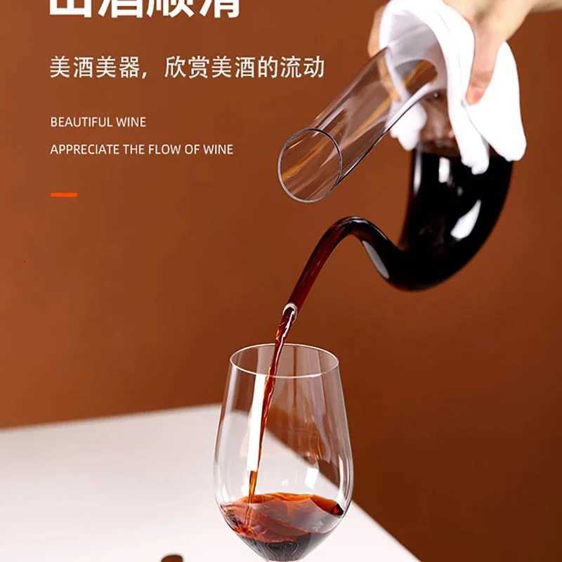 1500ML Big Decanter Handmade Crystal Red Wine Brandy Champagne es Decanter Bottle Jug Pourer Aerator For Family Bar Y251024