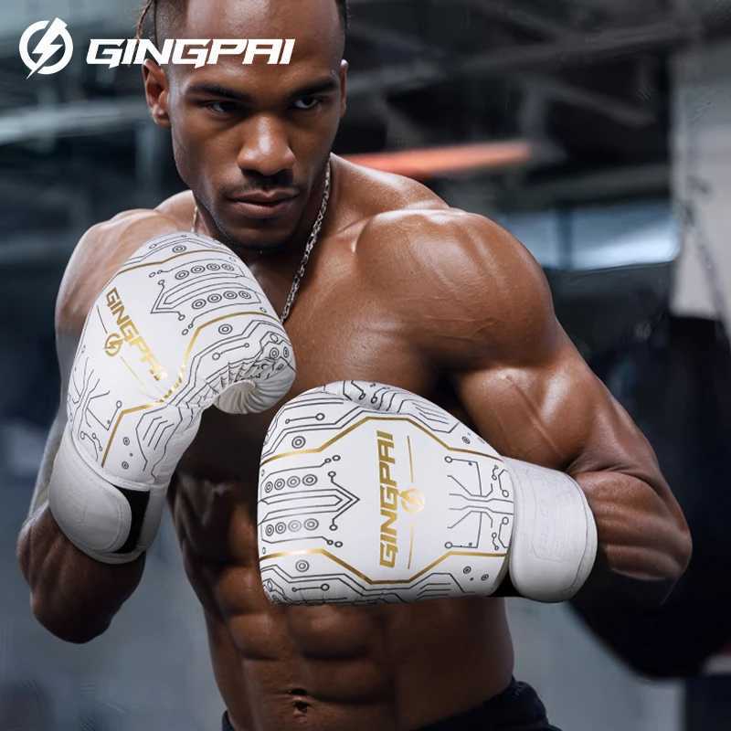 Professional 810121416oz Boxing Gloves PU Muay Thai MMA Profession Kickboxing Adults Sandbag Training Gloves Equipment Y251023