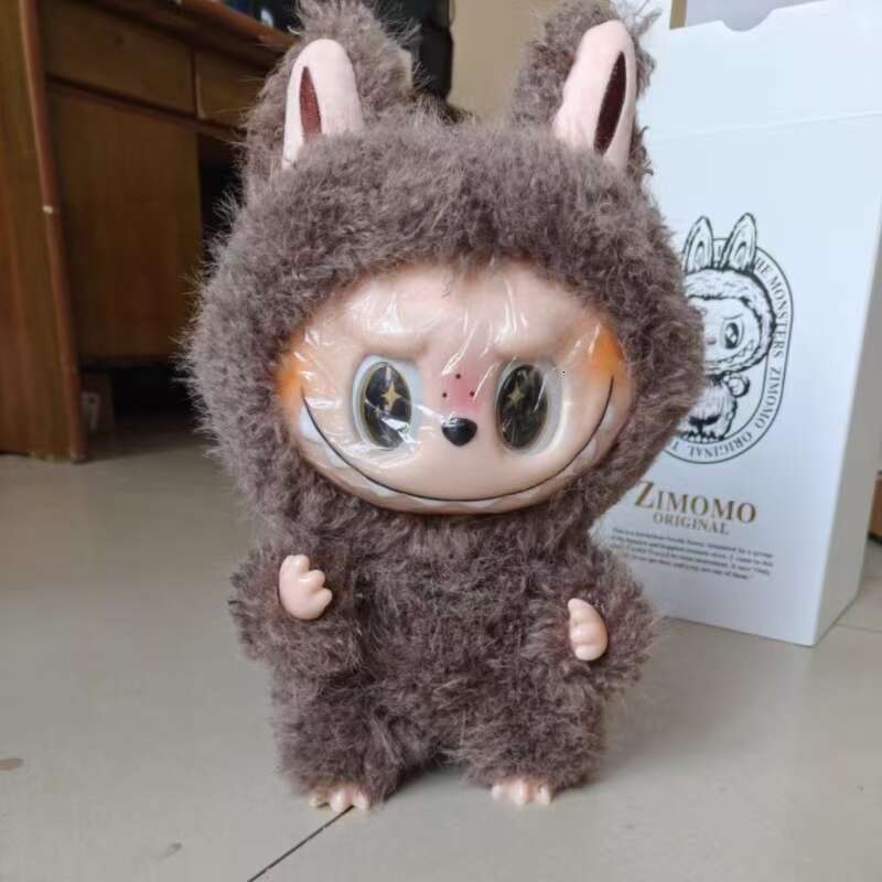 Labubu Zimomo Cute Monster Poseable 38Cm Large Doll Anime Collectible Toy Gift Aron Toy Plush Glue Doll Pendant Gift In Stock