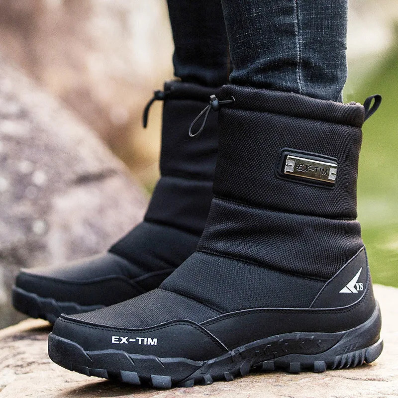 Warm Winter Plush Snow Boots Men Women Outdoor Winter Boots Waterproof Cotton Shoes Wear Resistant And Anti Slip Ankle Boots251020
