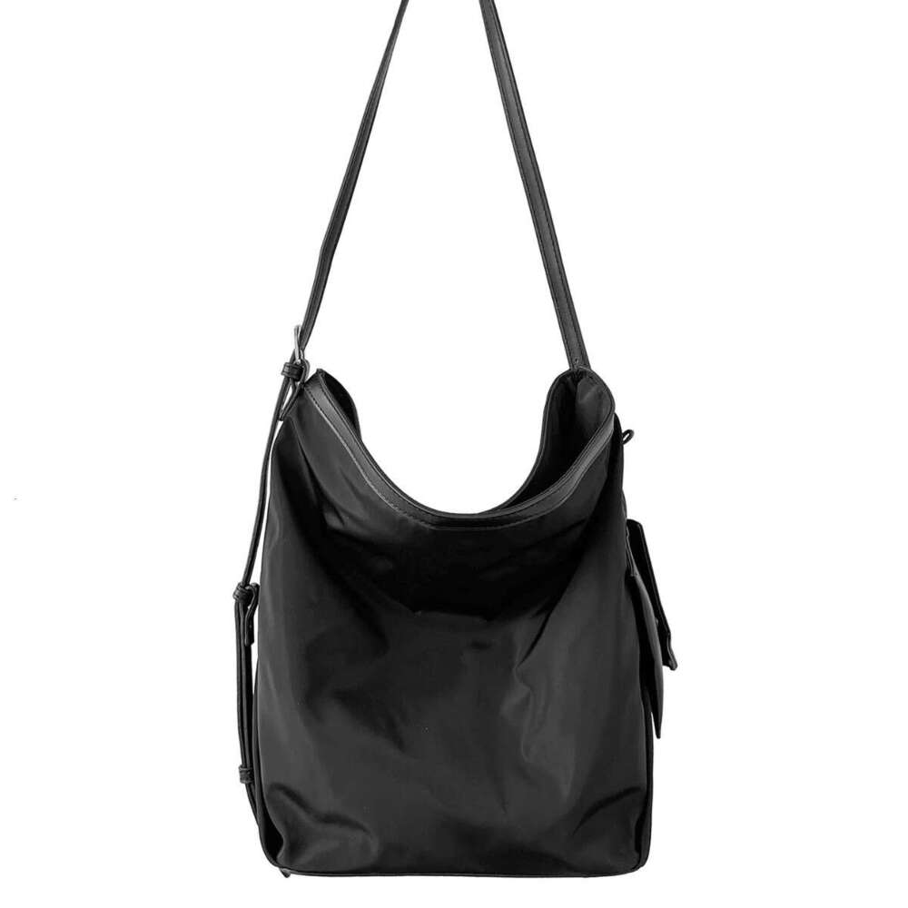 Korean Style New Women's Single Shoulder Casual Nylon Commuter For Work Large Capacity Fashionable Lazy Tote Bag B5