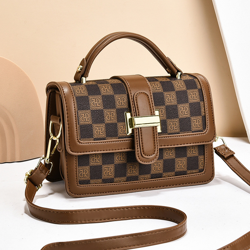 Luxury Brand Designer Bag 2025 New Fashion High-End Women's Bag Small Square Bag Versatile Ladies' Bag Single Shoulder Crossbody Bag Trendy