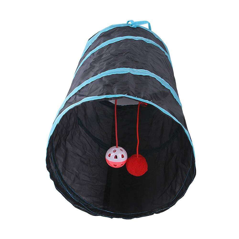 designer brand Foldable Pet Supplies S T Y Pass Play Tunnel Cat Toy Breathable Drill Barrel for Indoor loud paper