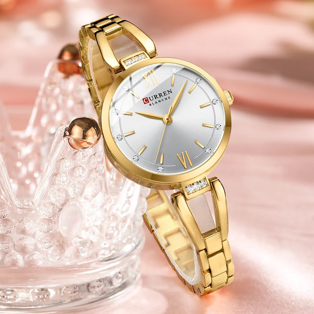 CURREN Watch For Woman High Quality Diamond Ladies Quartz Watch Waterproof Stainless Steel Women Watches relojbox 251021