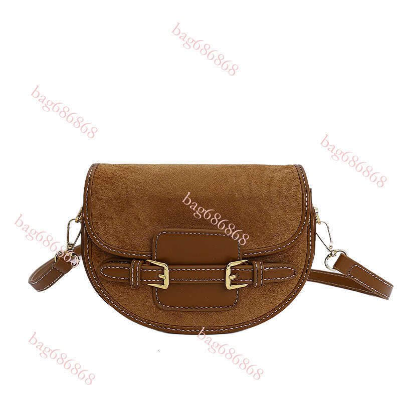 Designer Bag Tote Bag Shoulder Bag Suede Saddle For Women Autumn Winter New High End Fashion Handbag Commuter Shoulder Crossbody Bag