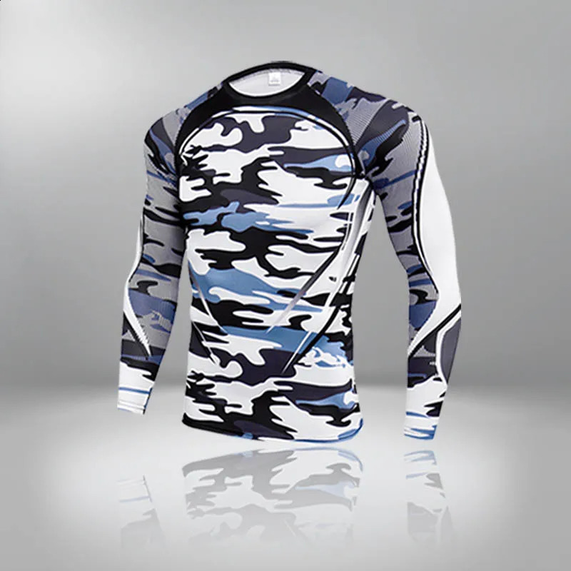 Quick Dry Fitness Mens Thermal Underwear For Men Thermo Clothes Winter Compression Quick Dry Long Sleeve Tshirt Sports Shirt 251018