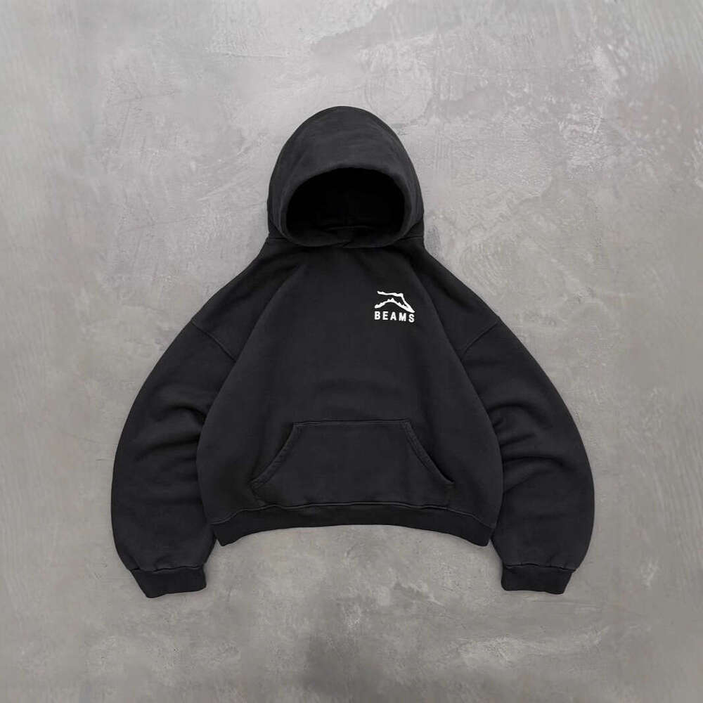 Casual Simple Couple Fashion Hoodie Trendy Brand Printed Loose Sweatshirt Sweatpants
