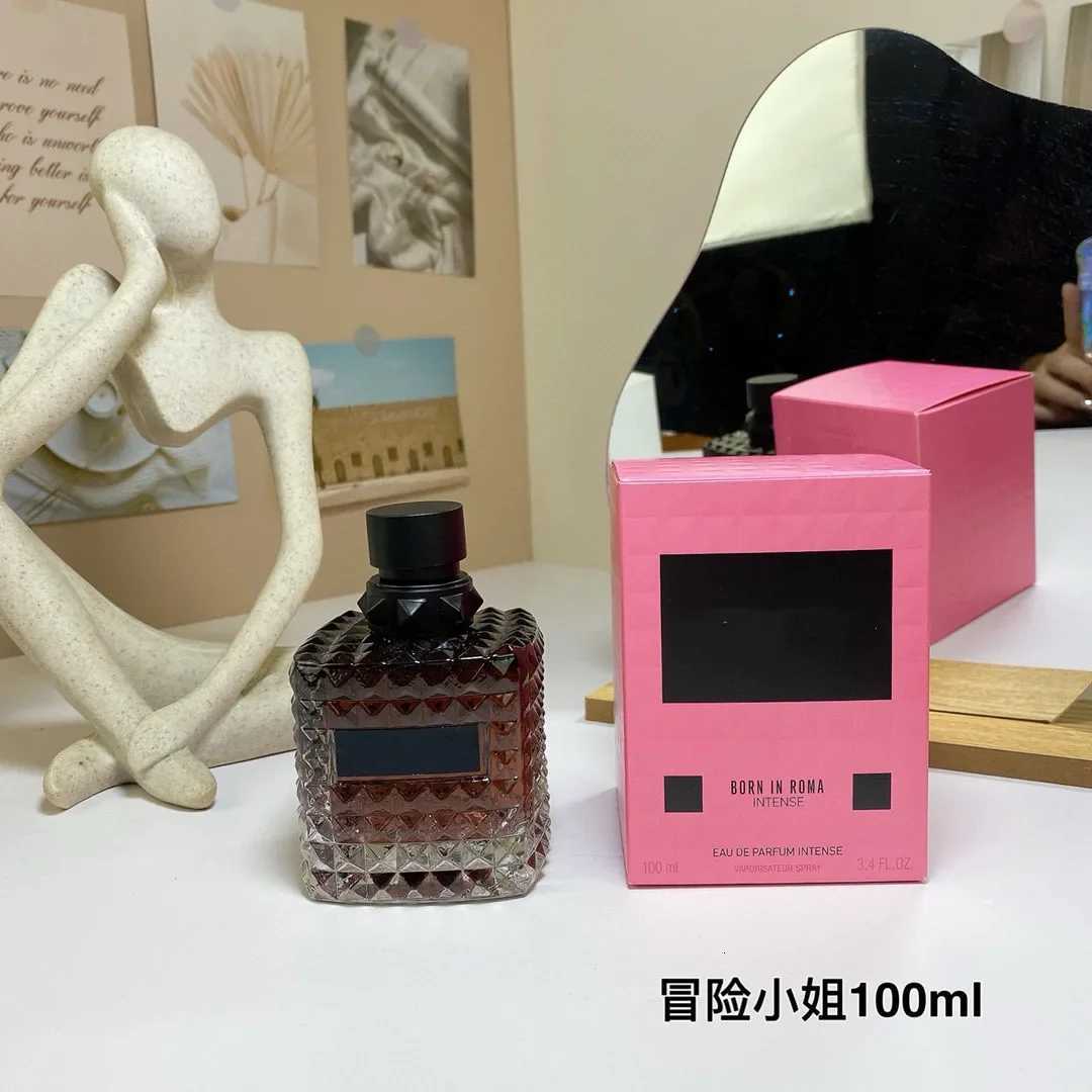 100ML Original Brand Perfume HighQuality Long Lasting Fragrance Charming Lady Body Spray Men Womens Perfumes Born in Roma W251024