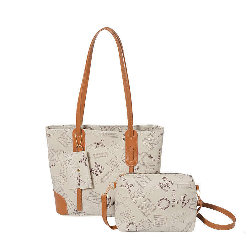 2025 Autumn Winter New Letter Tote for Women Versatile Large Capacity Shoulder Fashion Handbag Underarm Bag