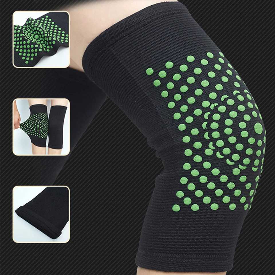 1Pair Winter Self Heating Knee Pad Knee Brace For Arthritis Joint Pain Relief Injury Recovery Knee Support Protection Leg WarmerW251024