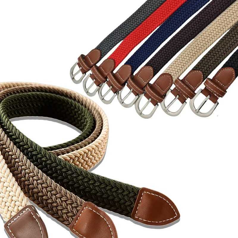 Unisex Casual Outings Canvas Elastic Belt Woven Elastic Band Party Daily Commuting W251024
