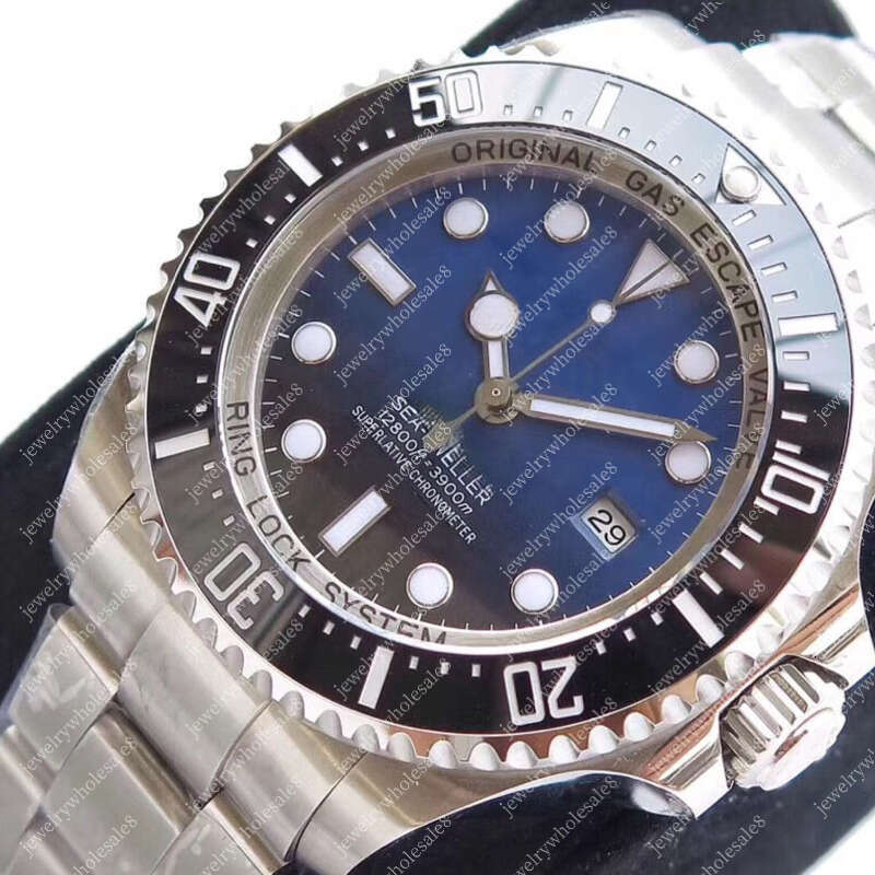 U1 Factory Mens Watch Deep Ceramic Bezel SEA-Dweller Sapphire Cystal Stainless Steel With Glide Lock Clasp Automatic nical Watches