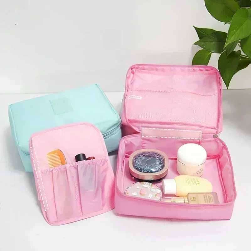 Large Travel Cosmetic Bag for Women Waterpfoof Tote Makeup Organizer Female Toiletry Kit Bag Make Up Case Storage Pouch Lady BoxT251024