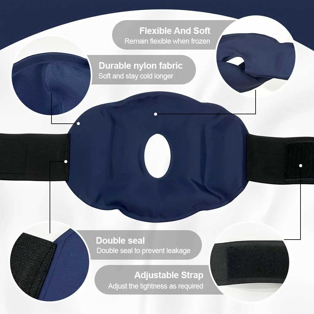 Reusable Knee Ice Pack Wrap Ice Pack for Knee Adjustable Cold Compress Cold Therapy Gel Pads for Pain Relief Sports InjuriesW251024
