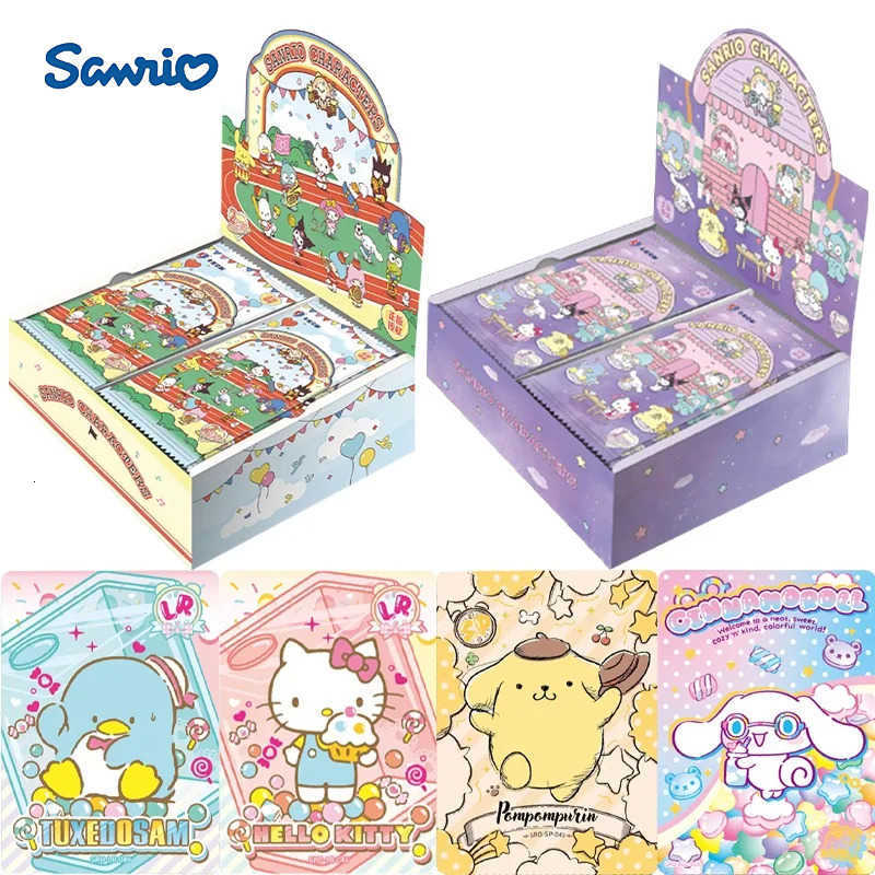 Sanrio Genuine Card Family Coolomi Life Diary HelloKitTY Series Pink Cute Anime Collection Cards Toys Gifts H251202