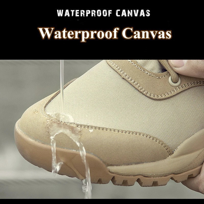 Summer Combat Boot Men Women Climbing Training Lightweight Waterproof Tactical Boots Outdoor Hiking Breathable Mesh Shoes 251021