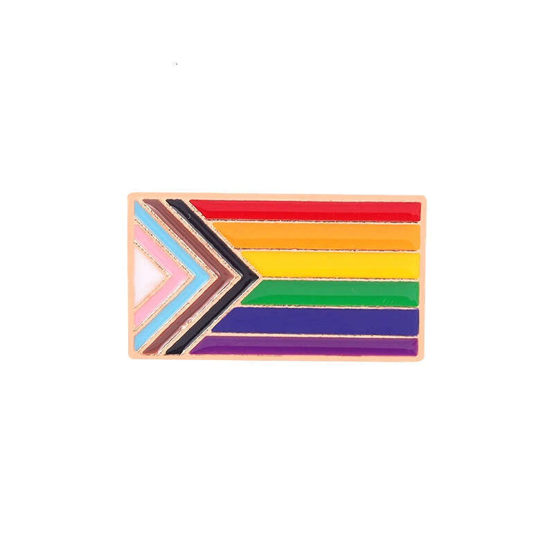 Set of 6 Rainbow Metal Badges Clothing Accessories Lapel Pins Medals