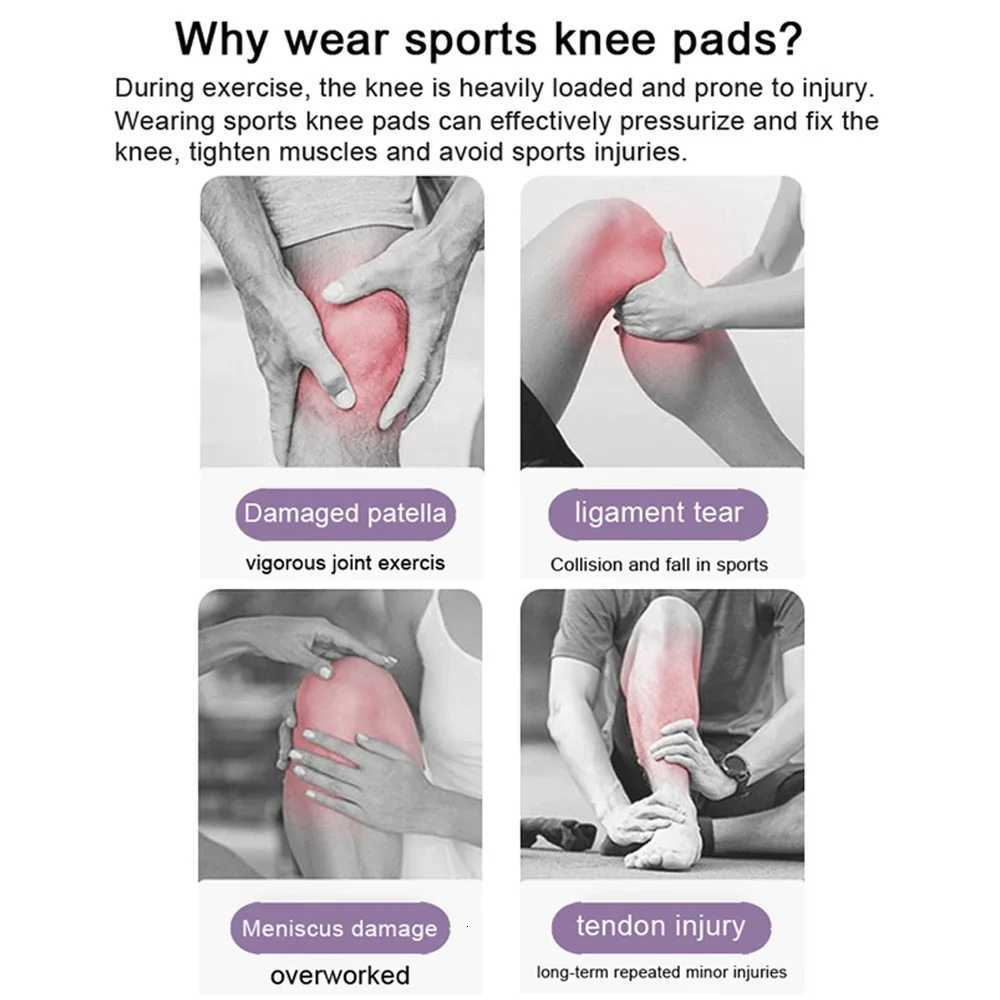 Knee Compression Sleeve Knee Wrap for Arthritis Meniscus Tear Running Joint Pain Relief Knee Brace Support for Men WomenW251024