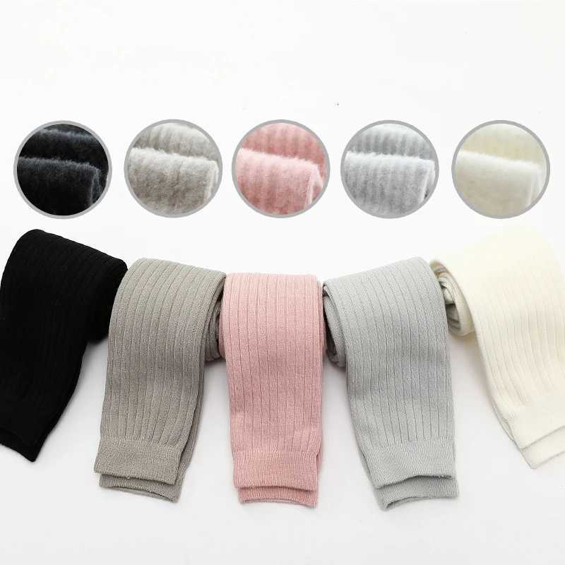 Kids Girl Winter Leggings Toddler Boy Thermal Terry Thick Warm Striped Velvet Pant Newborn Infant Cute Trousers Baby AccessoriesT251024