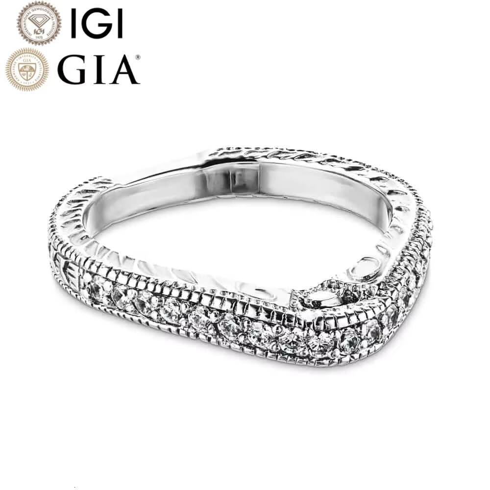 GIA IGI Certified VVS CVD LabGrown Diamond 14K18K Solid Gold Half Eternity Wedding Band Ring for WomenMan Parties