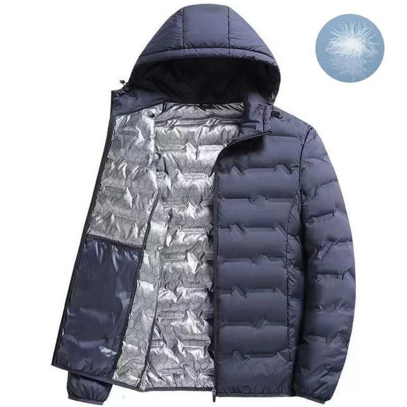 Men Winter White Duck Down Jacket Warm Thick Windproof Waterproof Puffer Jacket Hooded High Quality Ultralight Down Jacket Male Z251024
