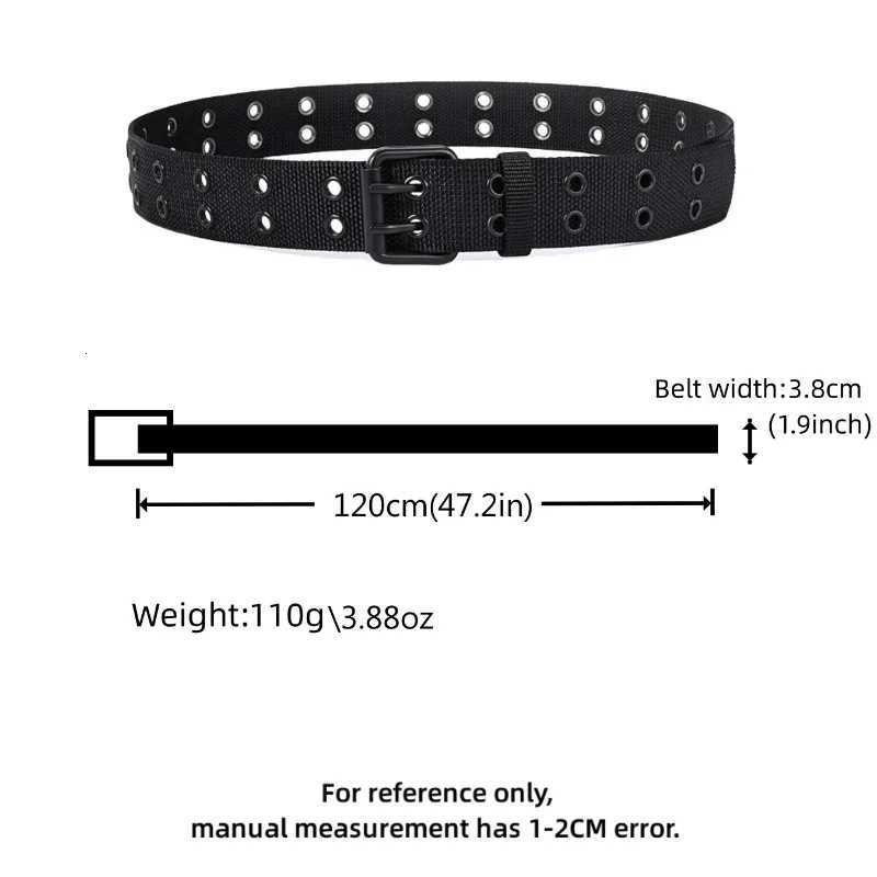 2026 New Men Breathable Nylon Fabric Belt outdoor sport Belt Pin Buckle Trousers Jeans Belt W251024