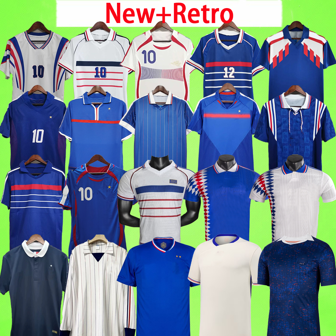 New + Retro 2026 french ZIDANE MBAPPE GRIEZMANN soccer jerseys 25 26 GIROUD DEMBELE Maillot de foot France Men kit football shirt T 1982 1984 1994 1996 1998 2002 2006 2014
