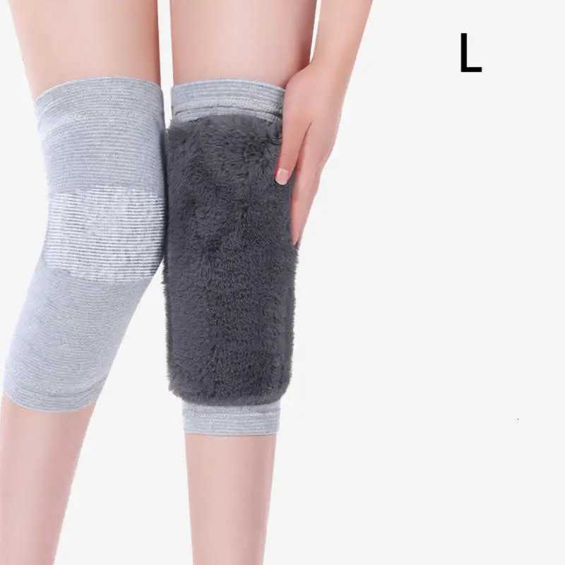 Sports Thickened Winter Rabbit Fur Warm Knee Protector Anti Cold Fleece Knee Protector Heat Storage Sports Leg ProtectorW251024