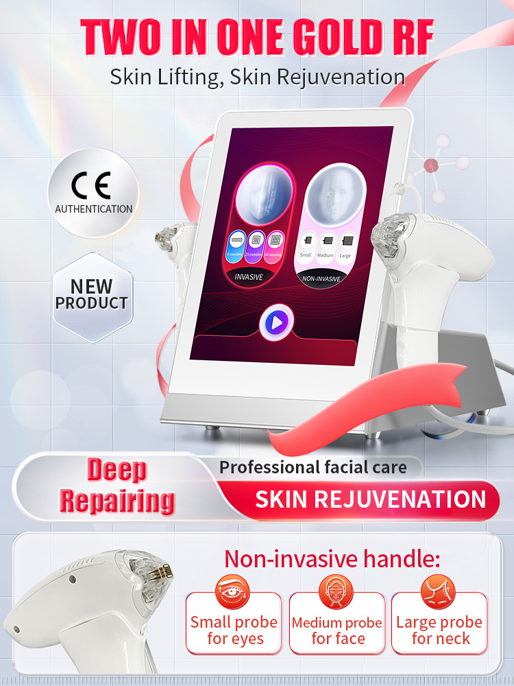 Painless RF Microneedle For Skin Rejuvenation Wrinkle Remove Acne Treatment Beauty Salon Device Professional Machine