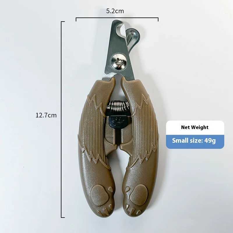 Bear Shape Pet Nail Clipper for Cats Dogs Stainless Steel Grooming Tool with Safety Guard Nail Trimmer Z20251024