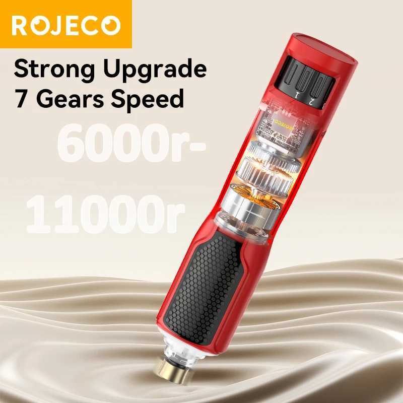 ROJECO Electric Pet Nail Grinder Dog Cat Rechargeable Nail Clippers LED Light Pet Claw Nail Grooming Trimmer Accessories Z20251024