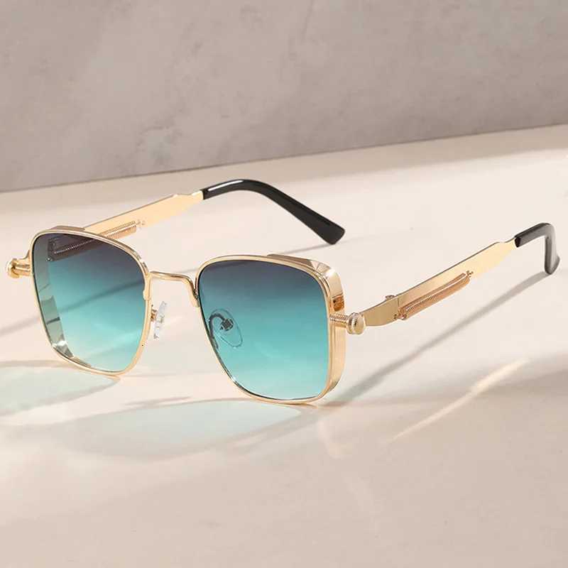 New Vintage Square Small Sunglasses Women Luxury Brand Metal Frame Sun Glasses Rectangle Driving Eyeglasses Fishing Eyewear MenT251024