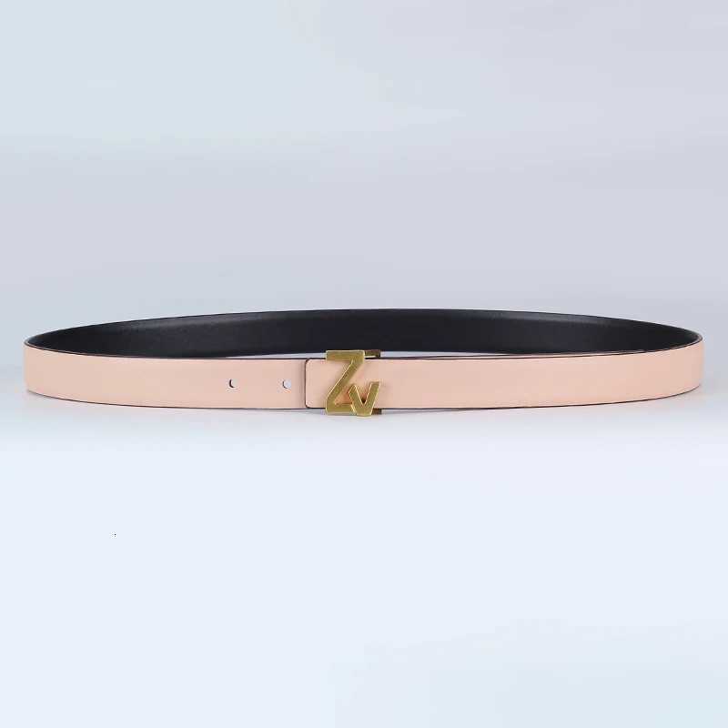 Luxury Width 25mm Reversible Leather Brand Belt Women Design Lady Girl Belt for women Waist Belt Chic Dress Party Belt for jeans W251024