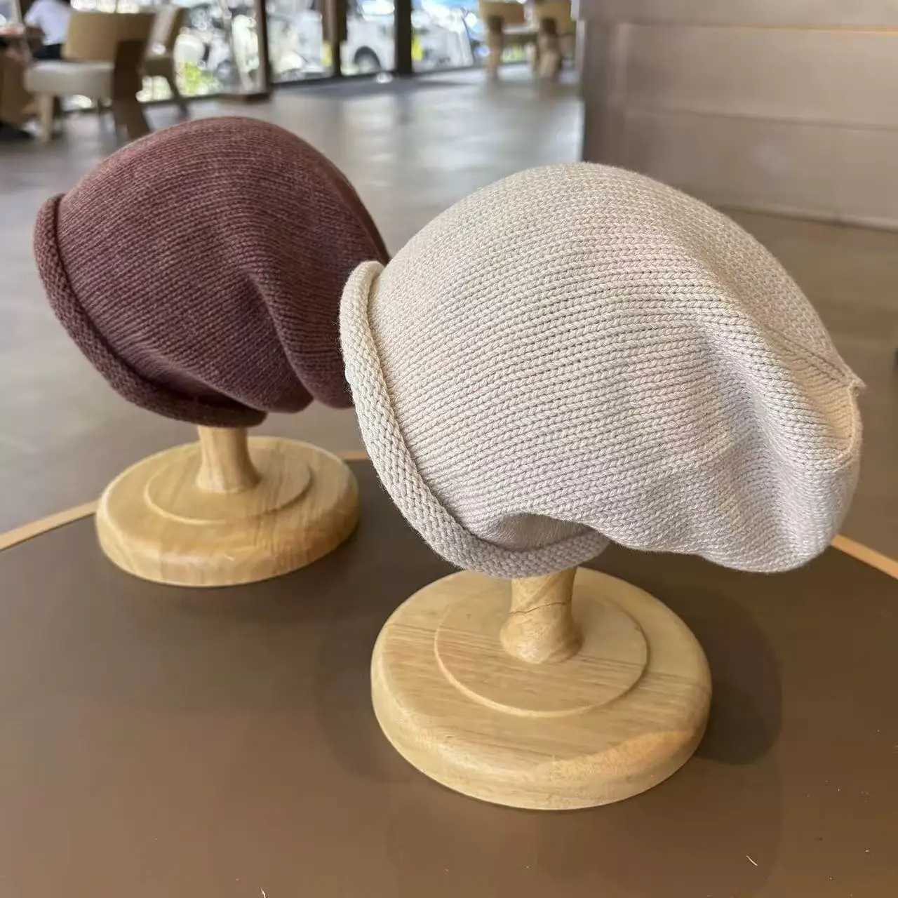 2025 Winter Children Knitted Hat 28Y Solid Color Warm Girls Boys Ear Protection Caps Fashion Kids Stacked Hats AccessoriesL251024