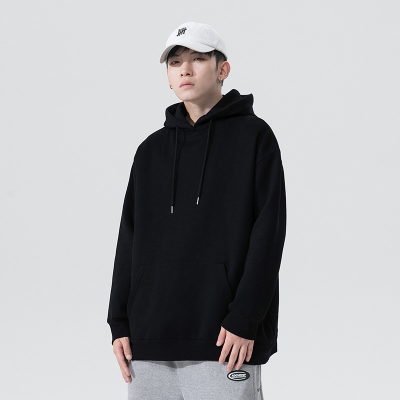 Men's Hooded Sweatshirt Hong Kong Designer Hoodie Jacket Tracksuit Men Polo Veste Coat Style Autumn Winter Fleece Lined Hoodie Men Gray Versatile