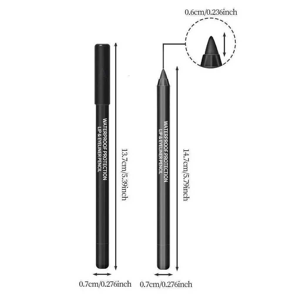 New 14 Colors Waterproof Eyeliner Pencil Pigment Brown Black Glitter Eyeiner Pen for Women Fashion Colors Eyes Makeup CosmeticsL251024