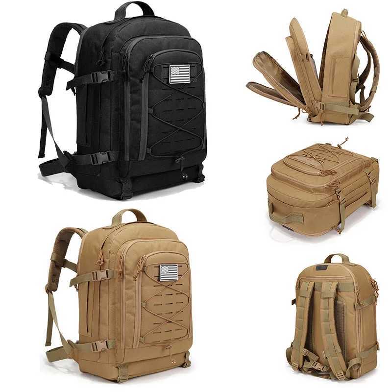 Tactical Outdoor Climbing Backpack Large Capacity 50L Dual Shoulder Bag Hiking Bag for Hiking Climbing Oxford Material Unisex J251024