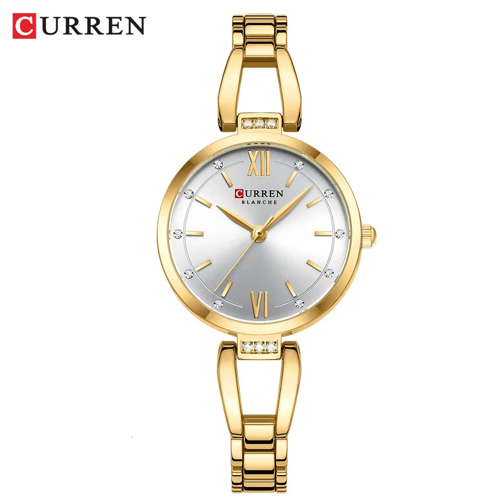 CURREN Watch For Woman High Quality Diamond Ladies Quartz Watch Waterproof Stainless Steel Women Watches relojbox 251021
