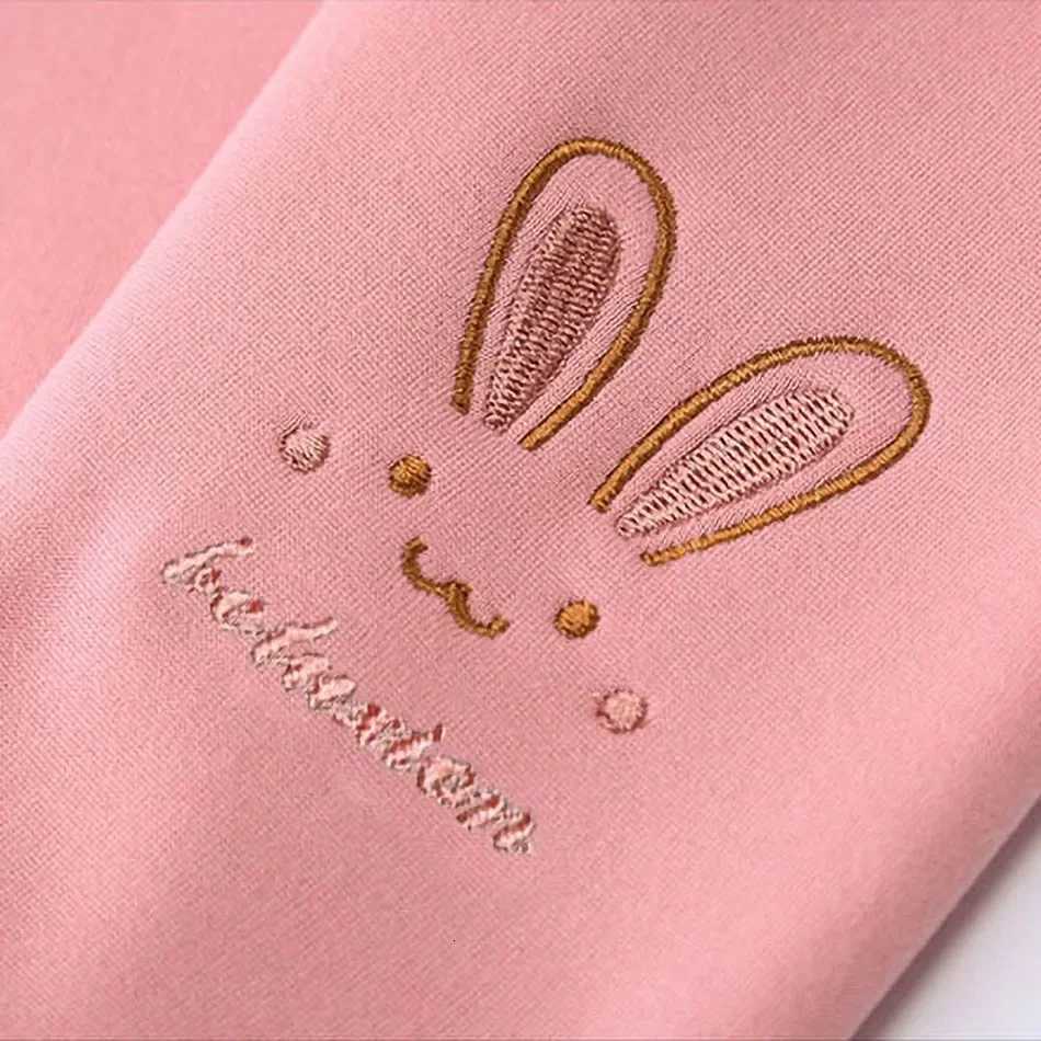 38 Years Girl Leggings Baby Bunny Pants Kids Autumn Winter Thermal Tights Children Fleece Lined Fashion Trousers Casual BottomsT251024