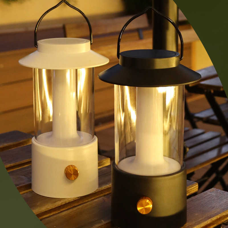 New Camping Light Rechargeable Night Light Table Lamp Outdoor Camping Lighting Camp Light Home Atmosphere Light W251024