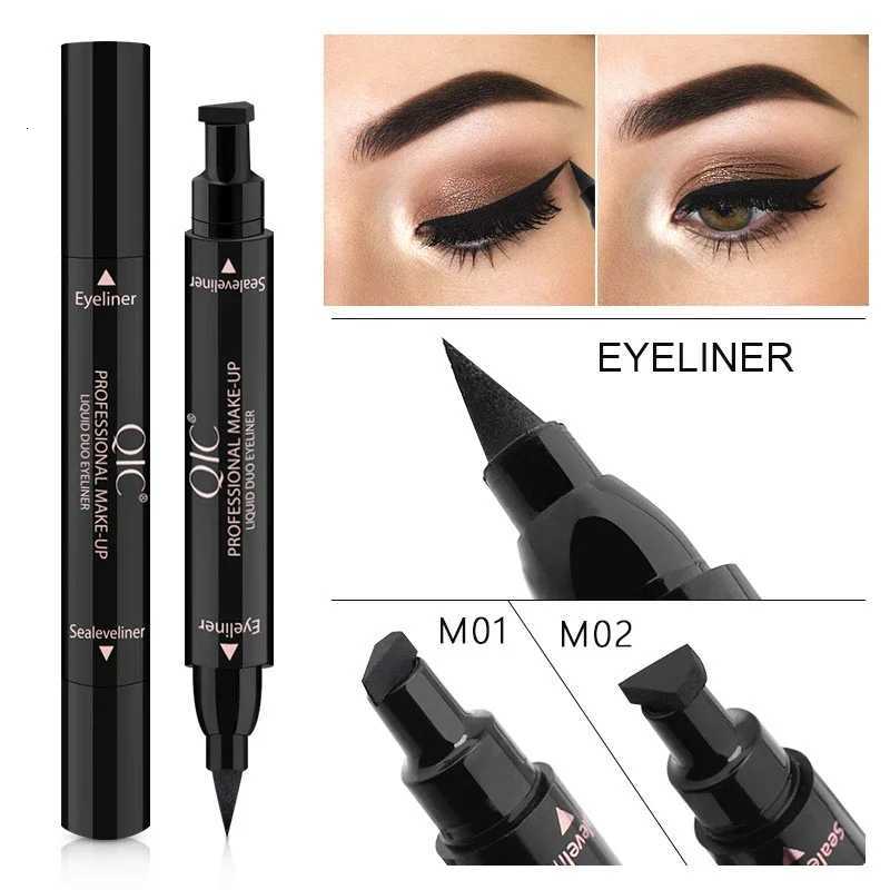 Eyeliner Stamp Liquid Eyeliner Pencil Double Headed Makeup Stamps Seal Pen Eyeliner Pencil Longlasting WaterproofL251024
