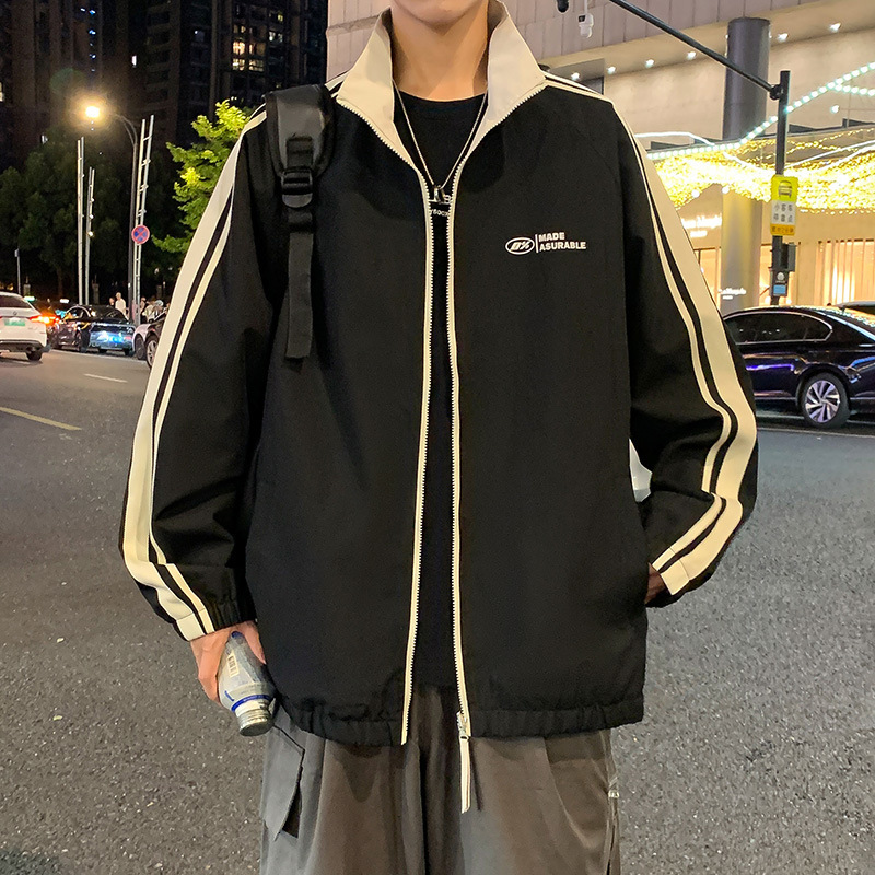 NASA Men's Jacket Spring Autumn Designer Hoodie Jacket Tracksuit Men Polo Veste Coat New Style Windbreaker Student Winter Fleece Double-sided Sta