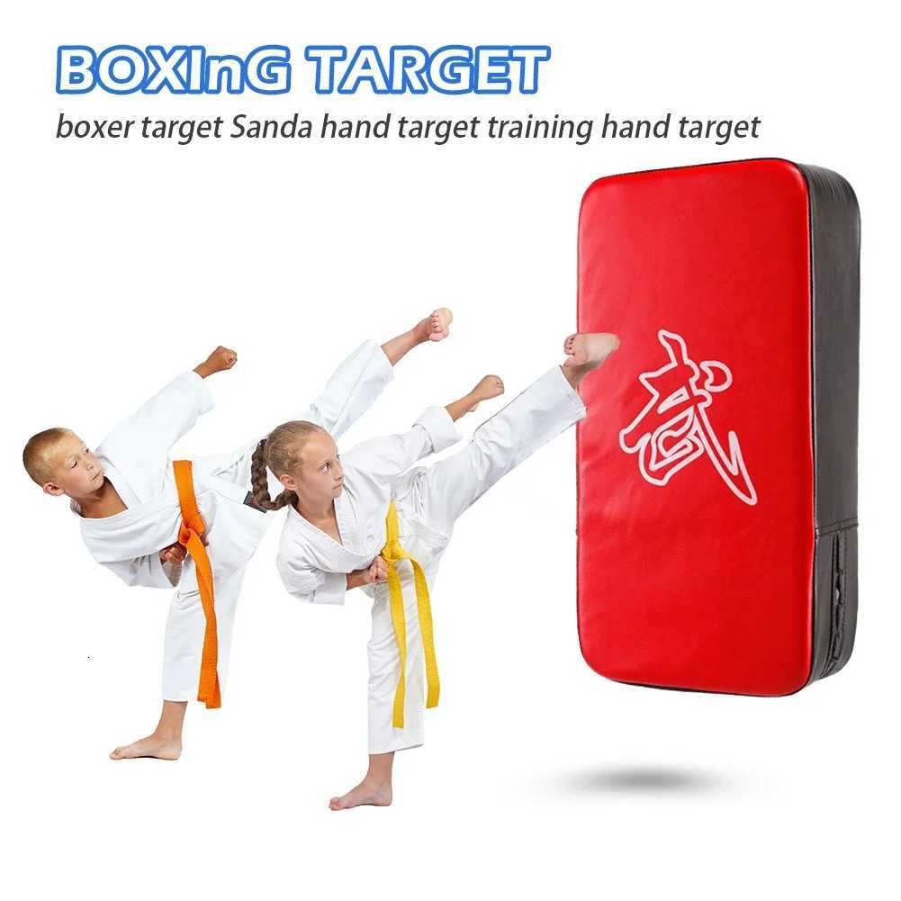 Fitness Taekwondo Kick Pad Kickboxing Punching Bag Boxing Mat Sandbag PU Training Equipment Taekwondo Foot Target Strike Shield Y251023