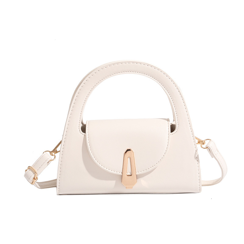 Luxury Brand Designer Bag Niche High-End Handbag For Women 2023 New Semi-Circular Shoulder Bag Versatile Commuter Lock Crossbody Bag Trend