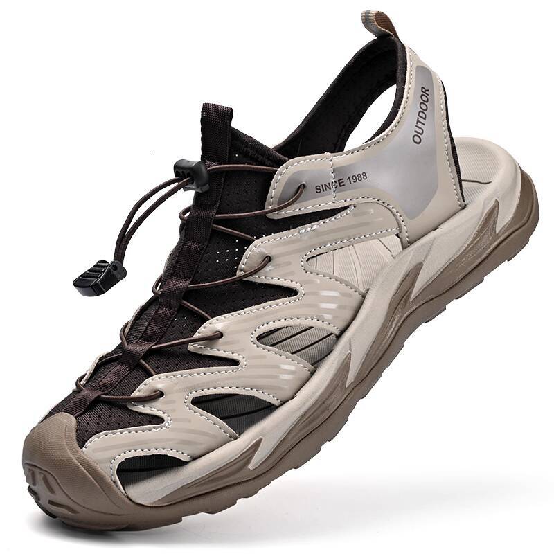 Paul Camel Men's Sandals 2026 Summer New Closed-Toe Breathable Shoes Designed for Wading Stream Outdoor Sports & Beach Use