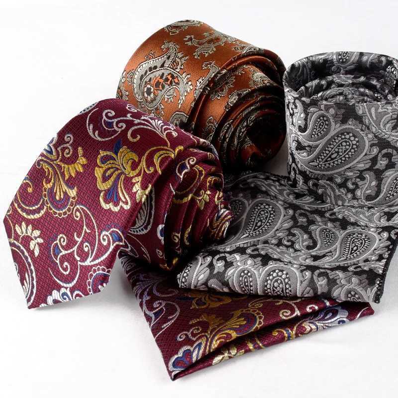 23cm Paisley Pattern Handkerchief Mens Formal Navy Brown Pocket Square Towel Gro Wedding Suit Hanky Host Chest Small Scarf Y251024